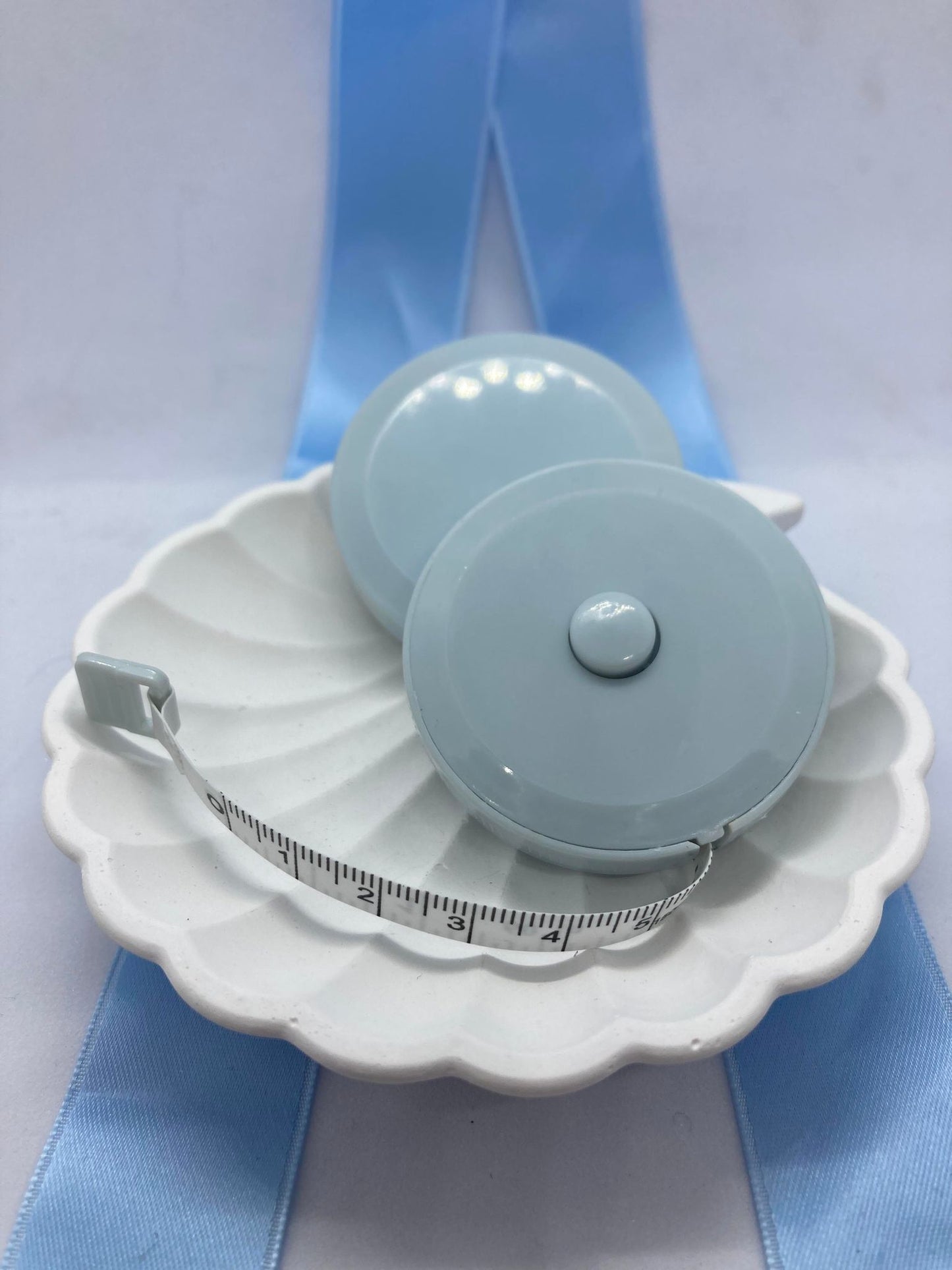 Himmelblå målebånd