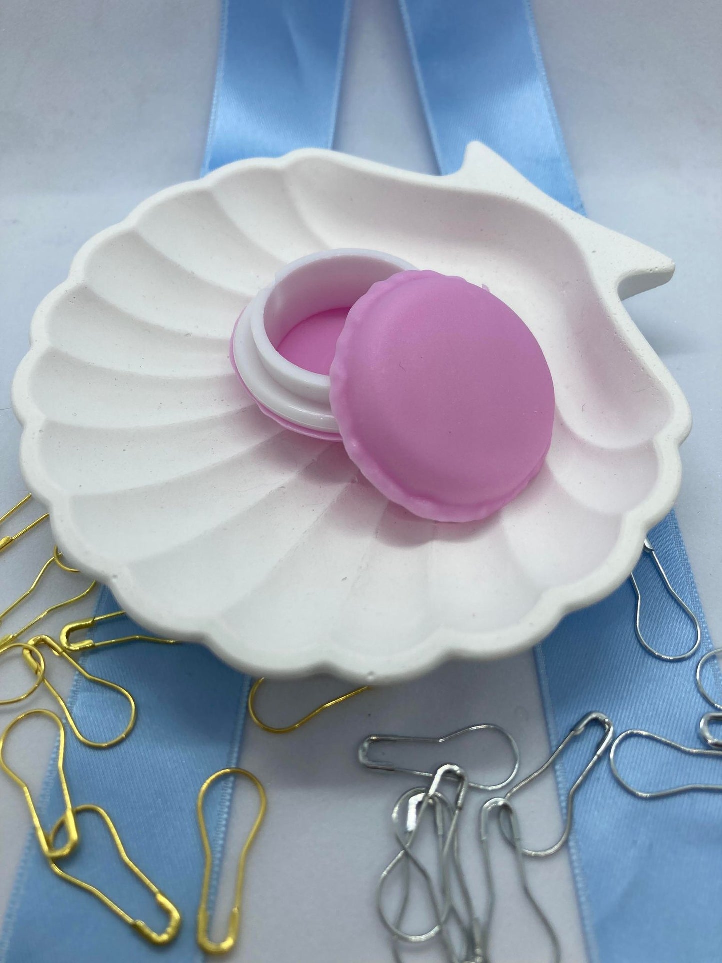 Makronbokser med 10 pæremarkører